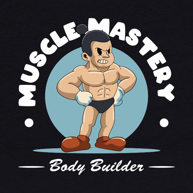 Muscle Mastery Mascot by milatees